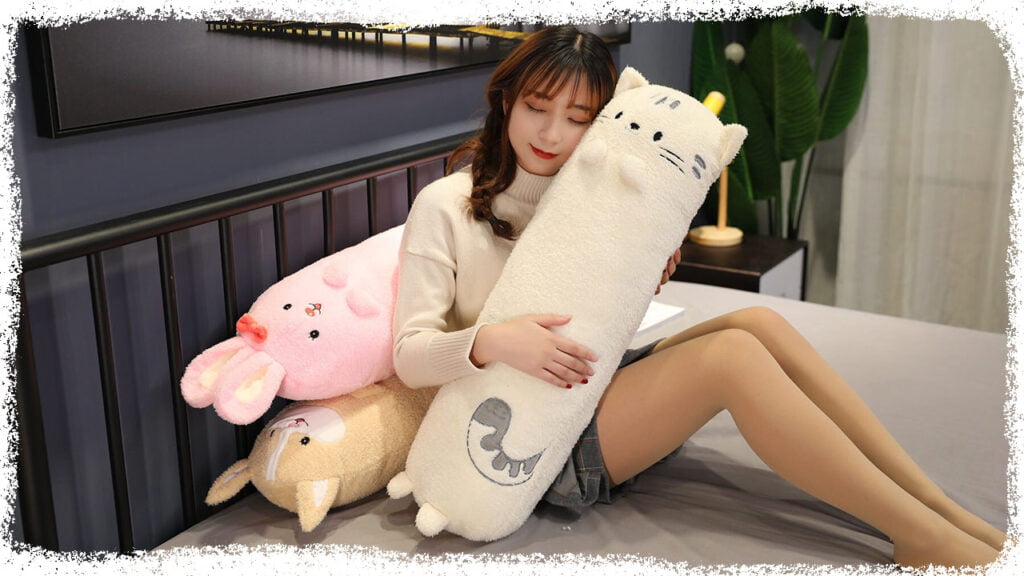 Kawaii Bed Cuddle Sleeping Puppy Plushie