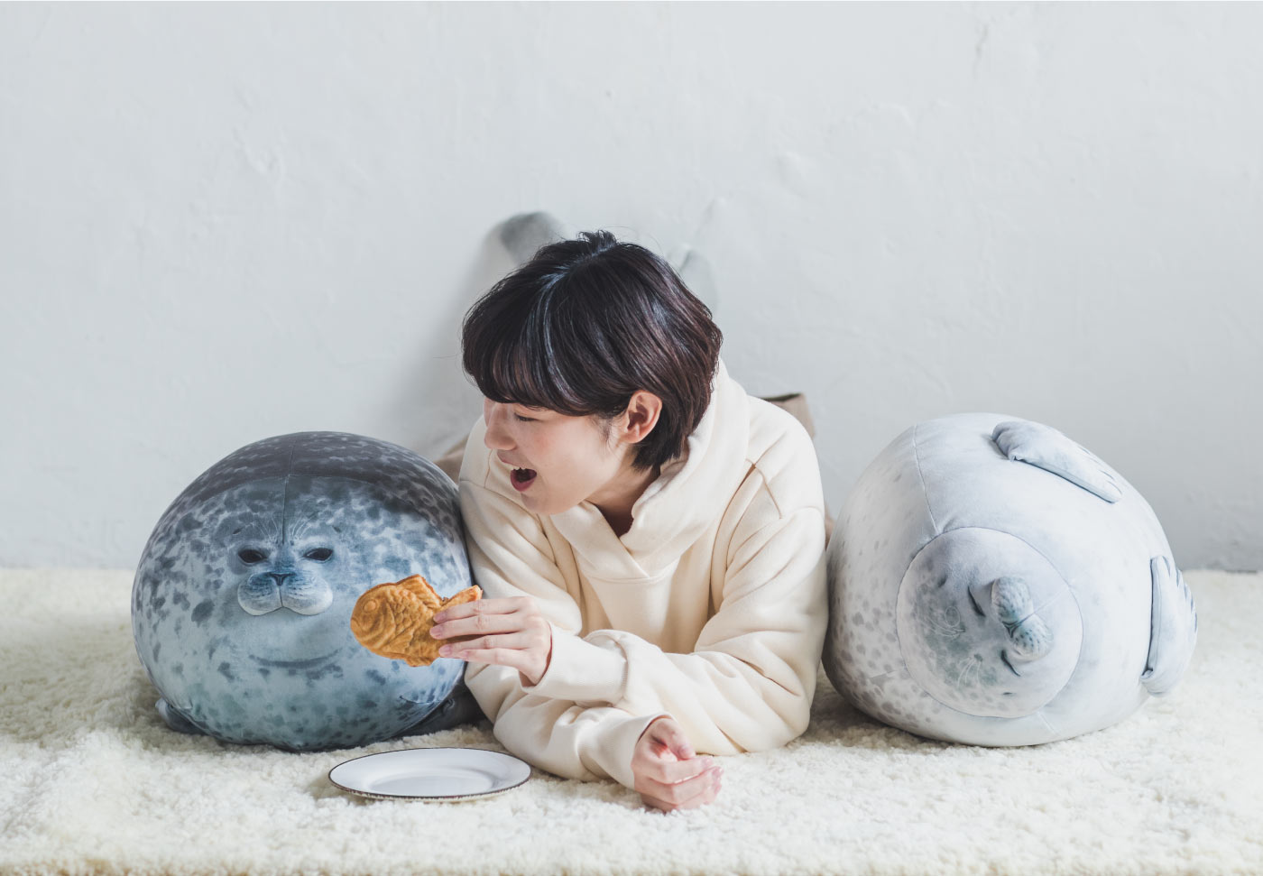 Yuki the Seal Plush and Arale word2