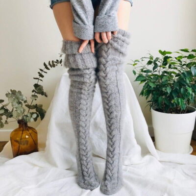 Knitxi Knitted Thigh High