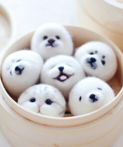diy rice ball dumbling furballs
