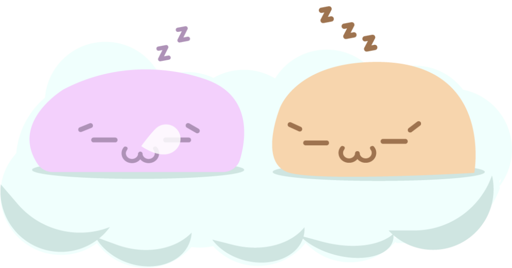 blobls sleeping