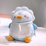 Kawaii baby animal plushies - Little Sunshine Collection penguin, soft plush toy with a bib.