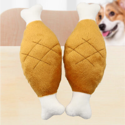 Cute Bite-resistant Plush Meat Toy