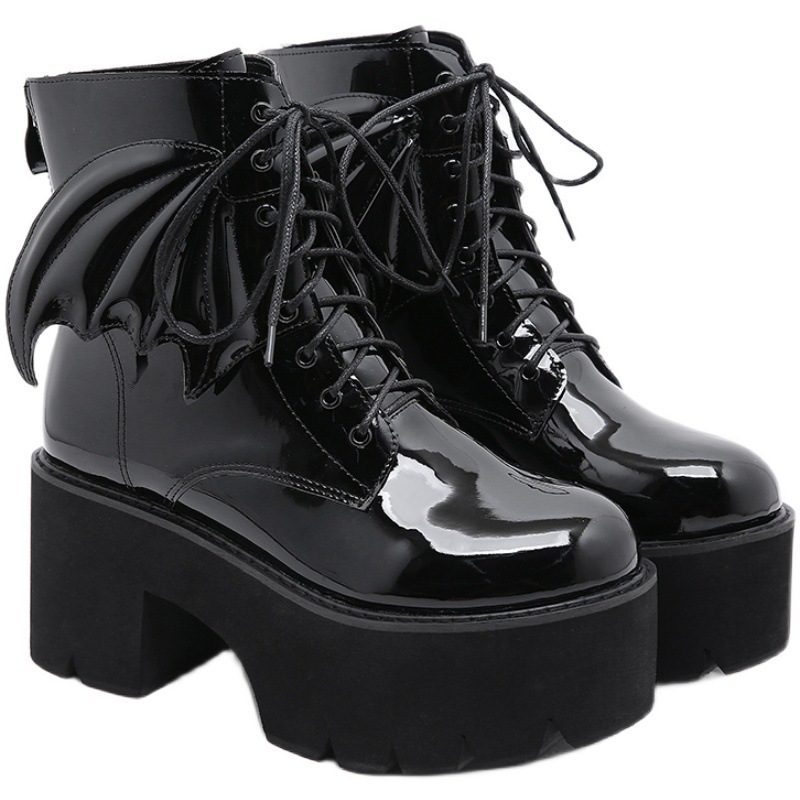 Knee High Goth Punk Heeled Boots