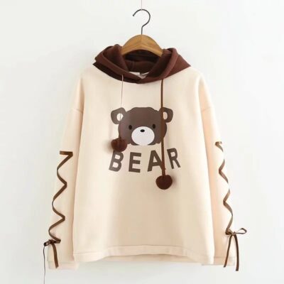 Kawaii Harajuku Kuma Bear Hoodie