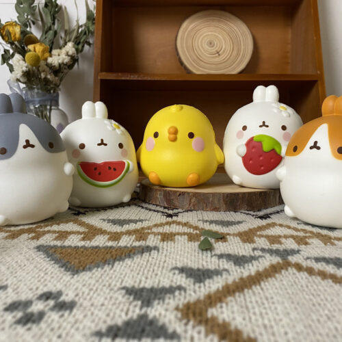 Kawaii Chibi Anti-Stress Slow Rebound Toys - Molang Edition