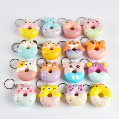 Kawaii Surprise Box of Little Donut Keychains