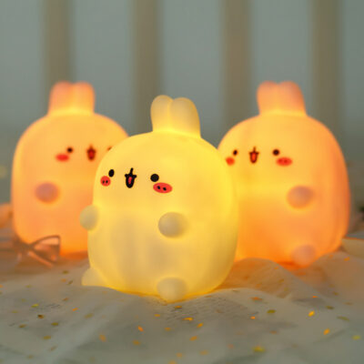 Kawaii Molang the Bunny Atmosphere Silicone Lamp
