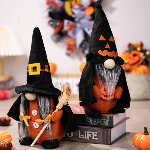 Little Witch and Wizard Plush - Halloween Decor