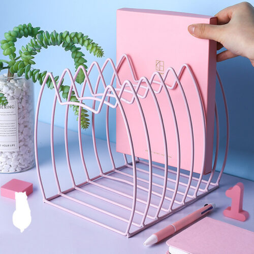 Kawaii Neko Cat Metal Bookshelf