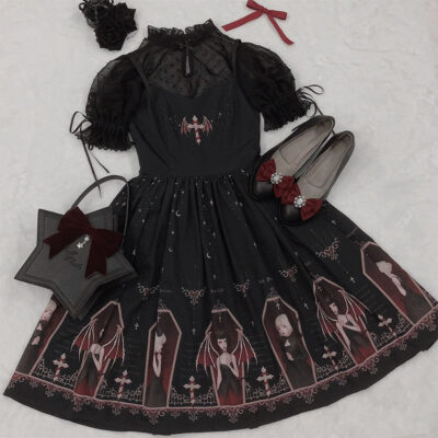 Suspender Dress - Gothic Lolita