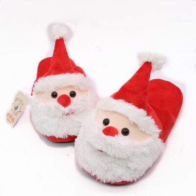 Santa Cotton Slippers - Christmas Collection