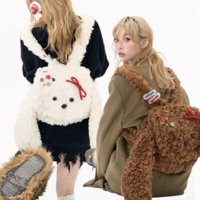 Plushie Backpack - Korean Style