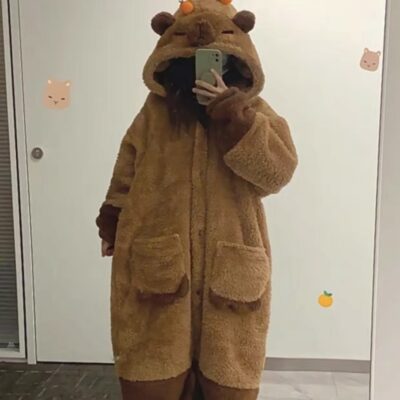 Capyvara Hooded Coat - Capybara Clothes