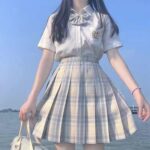 Lemon Sea Salt Tartan Skirt