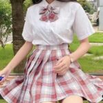 Goldfish Ji Tartan Skirt