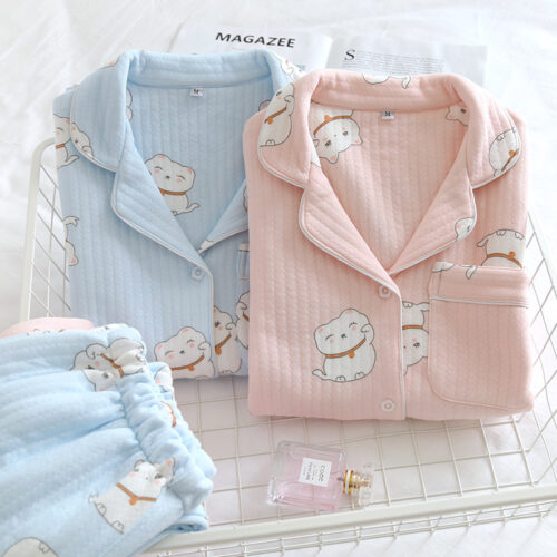 Long-sleeved Pajamas - Kawaii Homewear