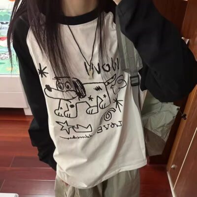 Long Sleeve T-shirt - Dog Doodle