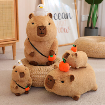 Capybara Plushie - Duck and Carrot Edition