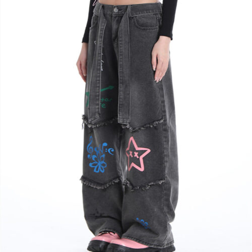 Vintage Loose Jeans - Y2K Aesthetic