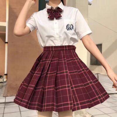JK Plaid Skirt - Kawaii Clothes