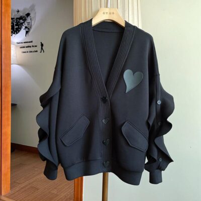 Lace Long Sleeve Cardigan - Kawaii Aesthetic