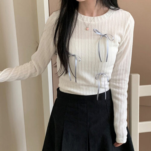 Cute Laced Sweatshirt - Vintage Aesthetic