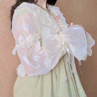 Fairycore Sleeve Bow - Kawaii Clothes