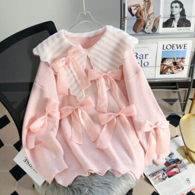 Dollcore Pink Sweater - Kawaii Clothes