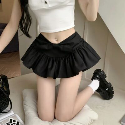 Bow Petit Skirt - Coquette Aesthetic