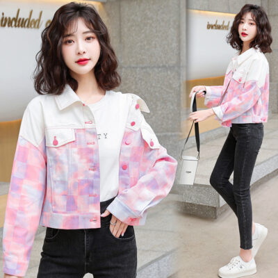 Pink Jacket - Korean Fashion