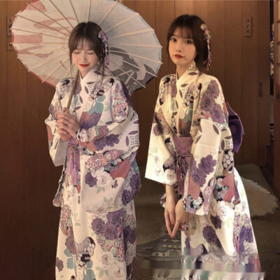 Light Purple Yukata - Japanese Aesthetic