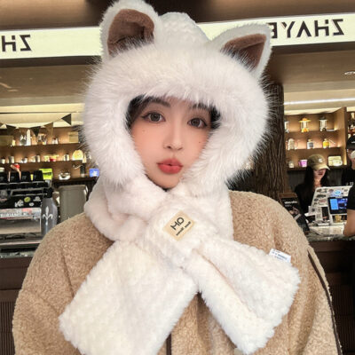 Fluffy Fox Winter Hat - Kawaii Clothes