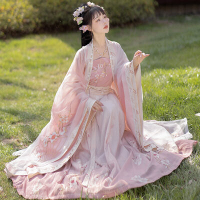 Traditional Pink Hanfu - Chinese Aesthetic