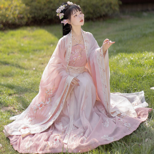 Traditional Pink Hanfu - Chinese Aesthetic