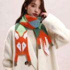 Cute Fox Scarf - Cottage Aesthetic word3