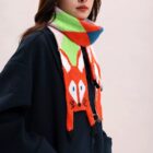 Cute Fox Scarf - Cottage Aesthetic word3