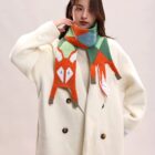 Cute Fox Scarf - Cottage Aesthetic word3