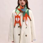 Cute Fox Scarf - Cottage Aesthetic word3