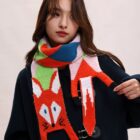 Cute Fox Scarf - Cottage Aesthetic word3