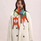 Cute Fox Scarf - Cottage Aesthetic word3