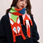 Cute Fox Scarf - Cottage Aesthetic word3