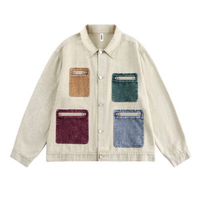 Artsy Retro Multi Pocket Shirt - Vintage Aesthetic