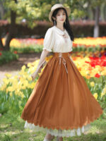 Brown Suit With Bow Tie