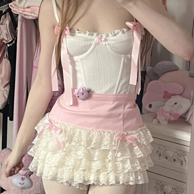 Laced Kawaii Set - Coquette Aesthetic