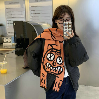 Cartoon Animals Scarf - Cute Clothes