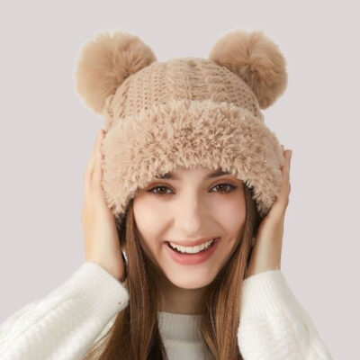 Bear Ears Winter Hat - Kawaii Clothes