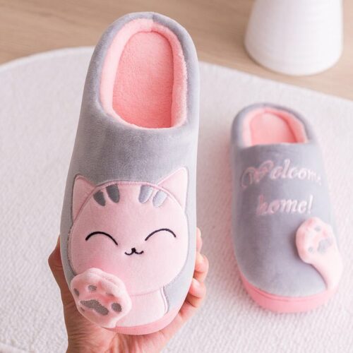 Cute Cat Slippers - Kawaii Home