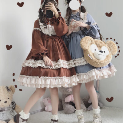Coco Milkshake Dress - Classic Lolita Aesthetic