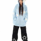 Loose Thick Feathered Hoodie - Harajuku Aesthetic word1